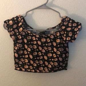 Flowery Crop Top